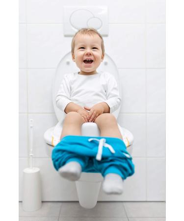 PandaEar Portable Travel Potty Seat with Urine Guard - Durable Anti-Slip Design | For Baby Boys Girls Toddlers Kids Infants | Fits Round & Oval Toilets - Buy Online on SooperMarket.com