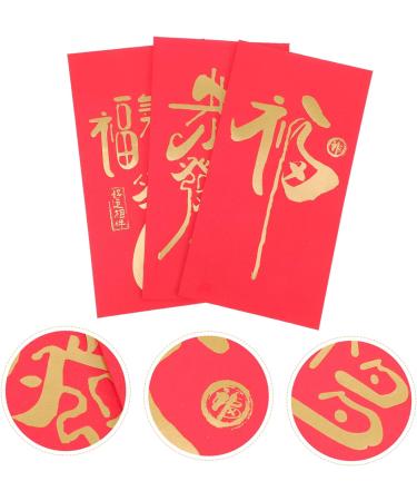 Didiseaon 150 Pcs Red Envelope Spring Festival Supplies Money Gift Envelopes 2023 Red Packet Chinese Envelope Money Packet Wedding Purse Red Purse Rabbit Year Supplies Lai Si Feng Universal As Shownx5pcs 17x9cmx5pcs - Buy Online on SooperMarket.com
