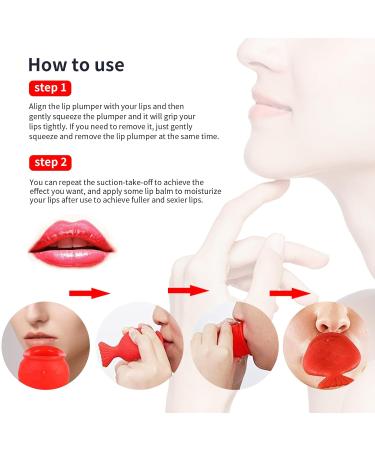 Lip Plumper Device - Enhance Your Pout with Our Soft Material Lip Filler Tool for Natural Beauty - Buy Online on SooperMarket.com