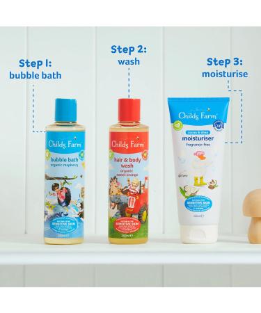 Childs Farm Kids Moisturiser 200ml Unfragranced - Soothes & Hydrates | For Dry, Sensitive, & Eczema-Prone Skin - Buy Online on SooperMarket.com
