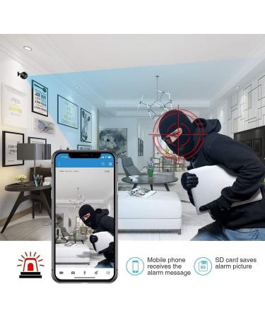 1080P Magnetic Mini WiFi Spy Camera | Hidden Nanny Cam with Motion Detection & Night Vision | Perfect for Home & Office Security - Buy Online on SooperMarket.com