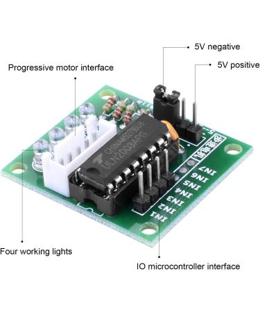 Longruner 5X Geared Stepper Motor 28BYJ-48 with ULN2003 Driver Board for ArduinoIDE - Buy Online on SooperMarket.com