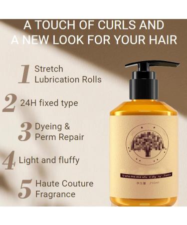 Moroccan Volume Moisturizing Elasticity Long-Lastin Styling Cream Long-lasting Styling Moroccan Hydrating Plumping Supple Hydrating Essential Oil Essence for Dry Damaged Curly Hair Care (2PCS) - Buy Online on SooperMarket.com