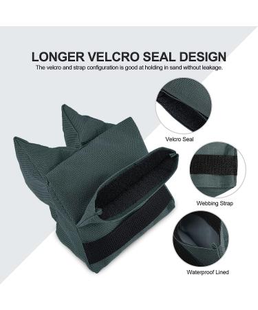 Twod Outdoor Shooting Rest Bags - Front & Rear Support SandBag Stand for Gun Rifle Shooting - Gray - Buy Online on SooperMarket.com