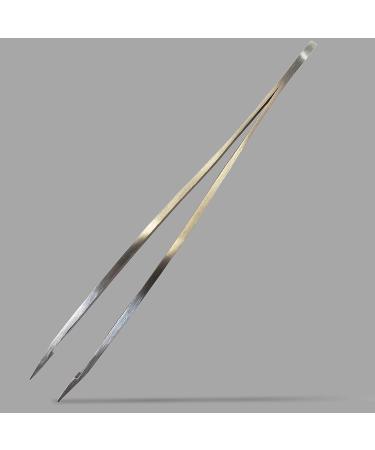 Zizzili Basics Elite Series Slant Tweezers - Professional Grade Surgical Stainless Steel (Satin Finish) - Buy Online on SooperMarket.com