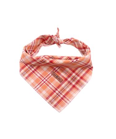 lionet paws Bandana for Dog Headscarves Dog Scarf Triangular Scarf for Small Medium and Large Dogs Orange S (Pack of 1) Orange