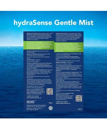 HydraSense Advanced Eye Drops For Dry Eyes Preservative Free & Gentle Mist Nasal Spray Daily Nasal Care 100% Natural Source Seawater Preservative-Free 100 mL - Buy Online on SooperMarket.com