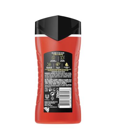 AX 3-in-1 Shower Gel & Shampoo - Calca Sports Refresh Long-Lasting Freshness & Fragrance Dermatologically Tested 250ml Pack - Buy Online on SooperMarket.com