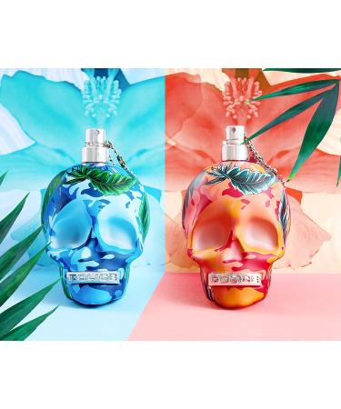 To Be Exotic Jungle For Woman By Police - Summery Floral Scent - Housed In A Botanical Decorated Bottle - Tart-Sweet Fruits And Floral Notes With Soft Vanilla-Suede Base - 2.5 Oz EDP Spray - Buy Online on SooperMarket.com