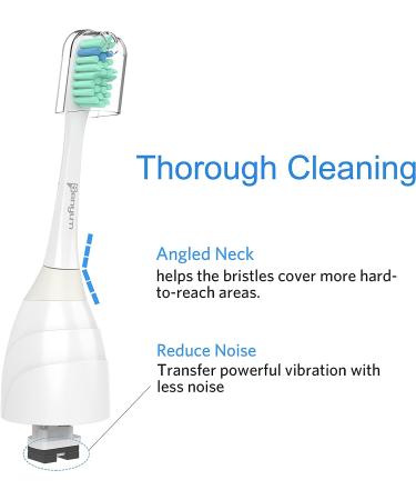 4 Pack E-Series Compatible Replacement Toothbrush Heads for Philips Sonicare Electric Toothbrush - Buy Online on SooperMarket.com
