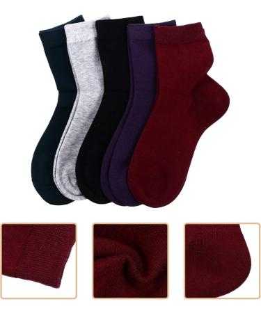Beaupretty 5 Pairs Gel-Ripstop Women s Spa Socks - Soft Cushioned Heel Silicone & Pure Cotton Comfort - Buy Online on SooperMarket.com