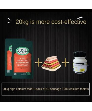 Dog Food Puppy Food Husky 5kg 40kg General-Purpose Adult Dog Hair strengthening Bone Removing Tear Marks High Calcium Grain 10 pounds - Buy Online on SooperMarket.com