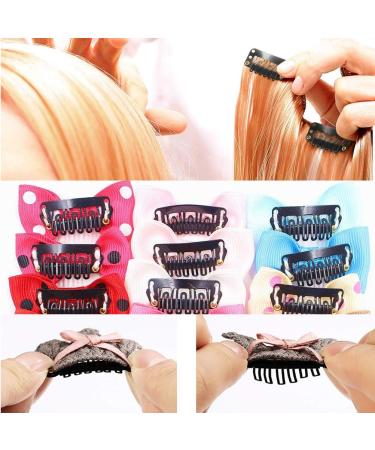 nuoshen 30 Pcs Wig Clips Snap Clips Hair Extensions Clips U-Shape Snap Clips 9 Teeth Comb Clips for Hair Extensions 3.2 cm - Buy Online on SooperMarket.com
