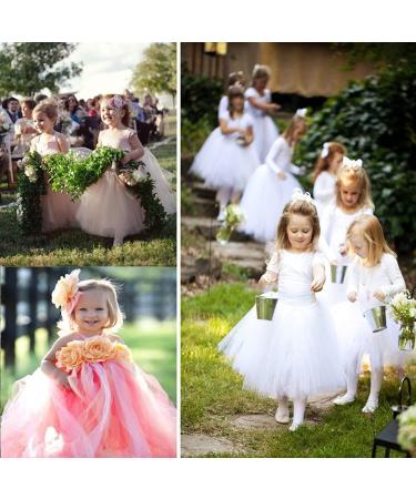 Tulle Rolls 6x100 Yards - DIY Tutu Skirts, Wedding Decor, Party Supplies - White - Buy Online on SooperMarket.com