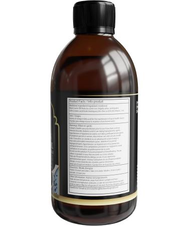 Everything Black Seed Black Seed Oil (Nigella Sativa Black Cumin) 100% Cold Pressed 3X Thymoquinone- Glass Bottle (8.5oz/250ml) - Buy Online on SooperMarket.com