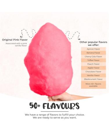 Baking Beauty and Beyond Premium Cotton Candy Floss Sugar - 400g Original Pink Flavor - Buy Online on SooperMarket.com