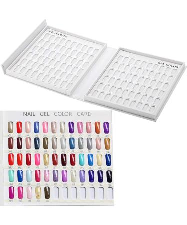 SUQ 2pcs Nail Display Books - 216+120 Colors Professional Salon Nail Color Swatches for DIY Nail Polish - Nail Salon Design Board - Buy Online on SooperMarket.com