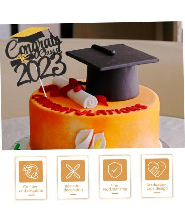 IMIKEYA 6pcs 2023 Graduation Cake Decorating Cupcake Decorating Class a Customs 2022 Graduation Cake Picks Graduation Cake Decorations 2023 Graduation Cupcake Party Supplies Make up As Shown 15x14.3cm - Buy Online on SooperMarket.com