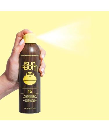 Sun Bum Original SPF 15 Sunscreen Spray | Vegan, Hawaii Reef Safe | Broad Spectrum UVA/UVB Protection | 6 oz - Buy Online on SooperMarket.com