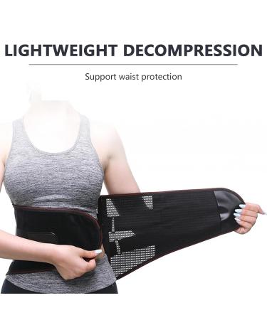SOULAGRY Lower Back Brace - Back Support Belt Lumbar Brace - Adjustable Waist Protector Belt Lightweight Lower Back Support Brace for Lumbar Stability - Buy Online on SooperMarket.com