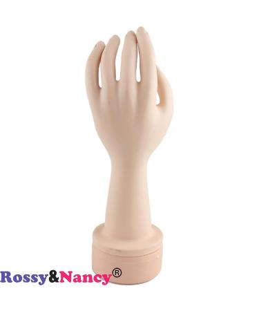 Voloria Flexible Mannequin Hand Nail Display - Left Hand with Soft Fingers for Practice Manicure Nails - Buy Online on SooperMarket.com