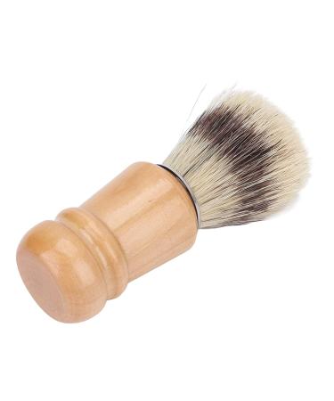 Premium Wooden Handle Salon Shaving Brush for Men - Comfortable Grip for Home Use - Buy Online on SooperMarket.com