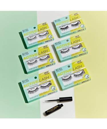 Buy Ardell Active Lash Gainz False Eyelashes - Water Resistant Vegan Friendly Light Volume Medium Length - International Shipping Available - Buy Online on SooperMarket.com