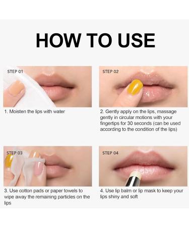 Revitalize Your Lips: Nourishing Lip Peeling Tool - 20g x 4PCs for Dead Skin Removal - Buy Online on SooperMarket.com