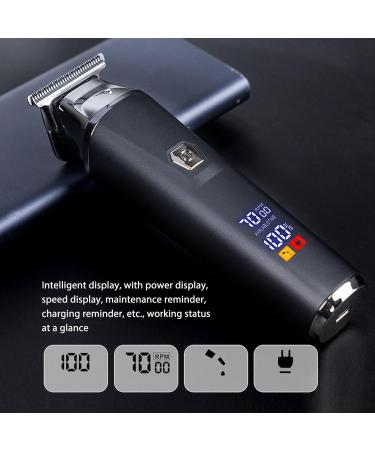 Hair Clippers for Men&Women Powerful Motor Low Noise Hair Clipper with LCD Display and USB Charging Portable Trimmer for Hair Salon Complete Kit - Buy Online on SooperMarket.com