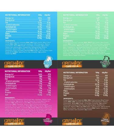Grenade Carb Killa Selection Box High Protein and Low Carb Bar 12 x 60 g - Buy Online on SooperMarket.com