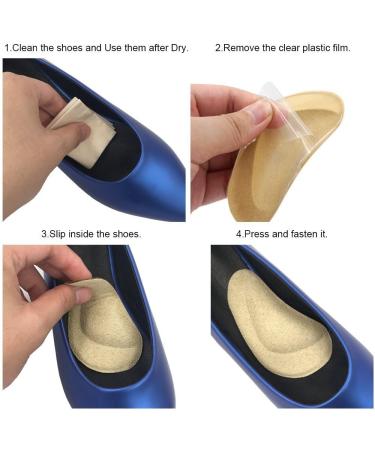 CAREOR Plantar Fasciitis Insoles for Men & Women - 2 Pairs Cushioned Arch Support & Shock Absorption for Heel Spurs & Foot Pain Relief - Buy Online on SooperMarket.com