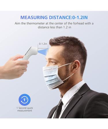 Comfier Touchless Forehead Thermometer - Fast & Accurate Infrared Digital Thermometer for Adults, Kids & Babies - Buy Online on SooperMarket.com