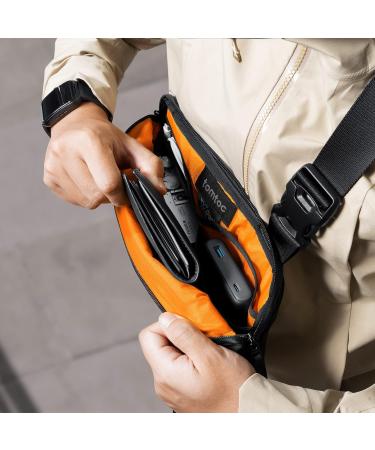 Tomtoc Compact X-PAC Sling Bag 4L - Water-Repellent Minimalist Shoulder Bag for Men & Women | Crossbody Bag for iPad Mini - Lightweight & Stylish - Buy Online on SooperMarket.com