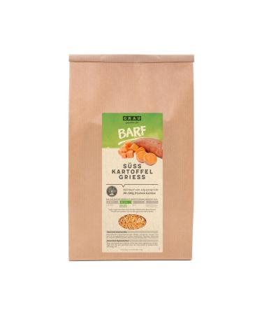 GRAU - the original - Dehydrated vegetables for BARFing - for dogs - Sweet potato semolina (1 x 1 2 kg)