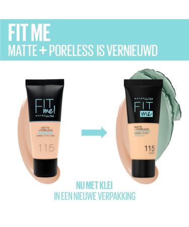 Maybelline Fit Me Matte & Poreless Makeup No. 320 Natural Tan - 30 ml Liquid Foundation Lightweight & Moisturizing Best for Medium Coverage - Buy Internationally Online - Buy Online on SooperMarket.com