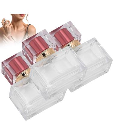 Verdant Touch Perfume Bottle Glass Refillable Perfume Bottle 30ml Red Set of 3 Empty Spray Atomizer for Cosmetic Fragrance Dispensing - Buy Online on SooperMarket.com