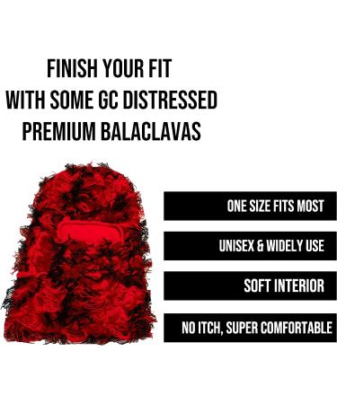 GCBALACLAVA Distressed Balaclava Ski Mask - Premium Winter Beanie Cap (Red Storm) - Buy Online on SooperMarket.com