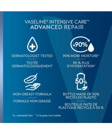 Vaseline Intensive Care Advanced Repair Lotion 32 oz - Unscented Hand & Body Moisturizer for Dry Skin | Shop Internationally - Buy Online on SooperMarket.com