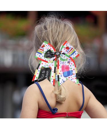 Toseky Bow Hair Clips for Girls - Cartoon Back to School Hair Barrettes Chic Hair Accessories Portable Barrettes for Students - Buy Online on SooperMarket.com