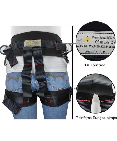 Large Size HeeJo Climbing Safety Seat Belt for Outdoor Tree Climbing - Ideal for Outward Bound and Training - Durable Climbing Gear - Buy Online on SooperMarket.com