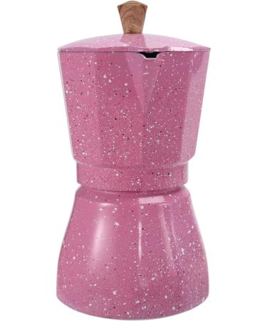 Latte Mocha Coffee Italian Moka Espresso Cafeteira Percolator Pot Field Coffee 300 ml Pink - Buy Online on SooperMarket.com