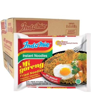 Indomie Mi Goreng Fried Instant Noodles Halal 80g (Pack of 40) by SPICEHUB - Buy Online on SooperMarket.com