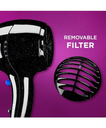 Conair 1875 Watt Professional Hair Dryer with Ionic Conditioning - Black/Chrome - Buy Online on SooperMarket.com