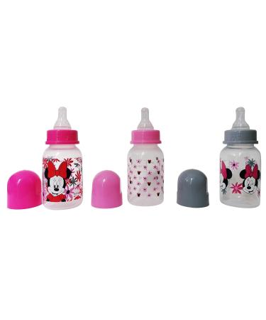 Cudlie Disney Baby Boy Minnie Mouse 5 oz Baby Bottles Pack of 3 - Tropic Floral Design - Buy Online on SooperMarket.com