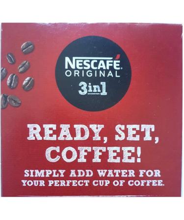Nescafe 3in1 Original EU Made Long Expiry Date Instant Coffee Sachets 24ct Pack - Buy Online on SooperMarket.com