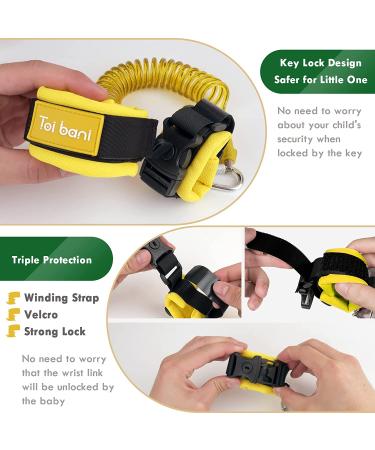 Toi Bani Toddlers Leash for Boys | Anti Lost Wrist Link 4 in 1 Child Safety Harness | Excavator&Dinosaur Design - Buy Online on SooperMarket.com