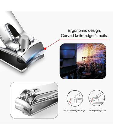 Premium Manicure Set for Men & Women - Travel Nail Grooming Kit with Rainbow Case - Perfect Gift for Family & Friends - Buy Online on SooperMarket.com