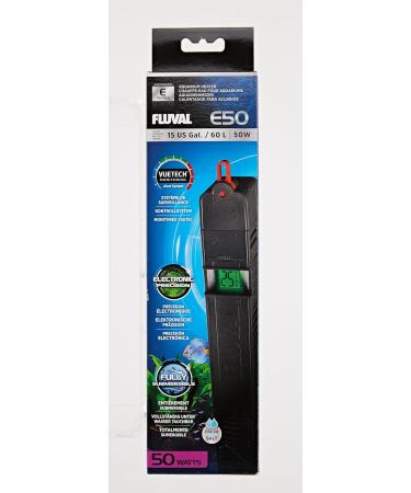 Fluval E-Heater 50W - Ideal Aquarium Heater for Tanks Up to 60L | Reliable Heating Solution - Buy Online on SooperMarket.com