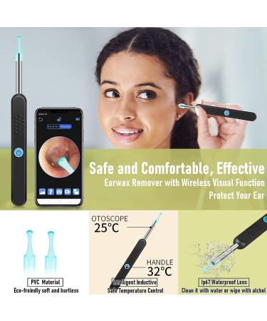 Smart Wireless Ear Wax Removal Tool Camera | Visual Ear Cleaner Kit for Babies, Kids, Adults, Pets | 1296P Ear Otoscope Scope with Cleaning Tool - Buy Online on SooperMarket.com