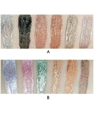 Jojomis 6pcs Liquid Eyeshadow - B - Buy Online on SooperMarket.com